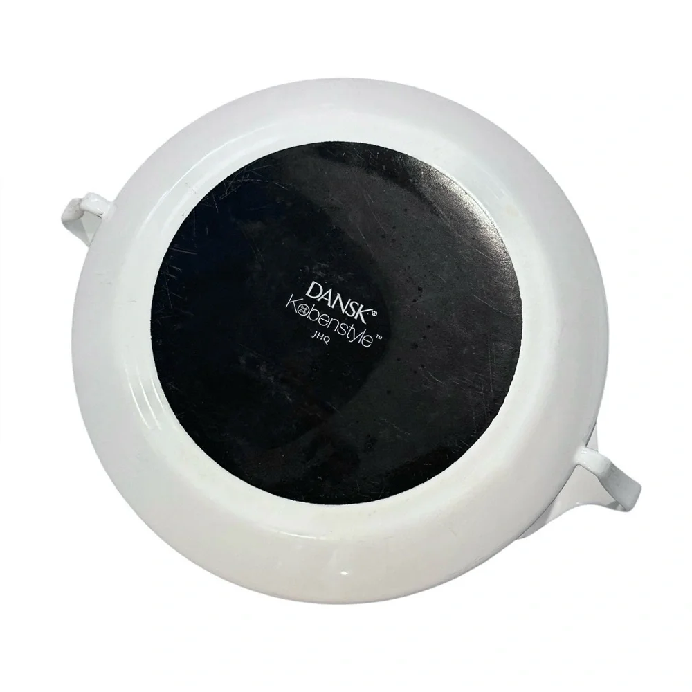 Dansk Kobenstyle Lenox White Casserole Dutch Oven 2 Qt White